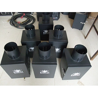 Artificial Fire Party Equipment Lighting Dmx 512 Machine Color Spray Thrower Mini Flame Projector For Concert Stage Disco Dj