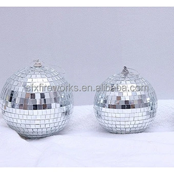 Hot sales Disco Mirror Reflective Disco Ball Christmas Tree Hanging Balls Ornaments Pendants For Party Decor
