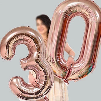 16 32 40 Inch Digital Happy Birthday Foil Balloons Air Number Balloon Figures Birthday Wedding Baby Shower Party Decorations