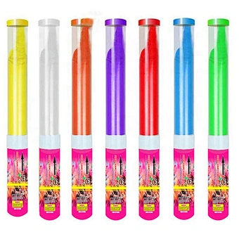 Gender Reveal Party Poppers Holi Powder Cannon orange color Smoke Shooter color Run Holi Powder Shooter For Celebration Sport