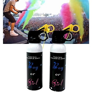 Hot Sale Gender Reveal Fire Extinguisher Smoke Cannon Boy Or Girl Cornstarch Gender Reveal Party Spray Wholesale