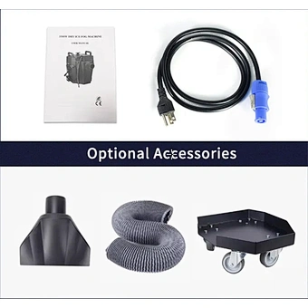 SFX High Capacity Dry Ice Machine 6000w DMX512 Low Smoke Machine Dry Ice Fog Machine For Stage Performances Wedding