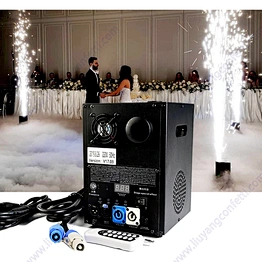 Fuegos Artificiales Para Fiestas Outdoor Fog Dj Effects Indoor Dmx Firework Powder Fire Stage Controlled Cold Spark Machine