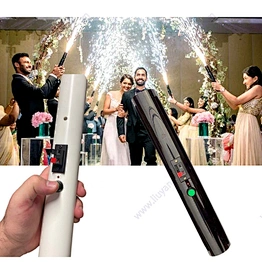 China Cartridge Factory Machine Cold Fire Wedding Couple Entry Mariage Bride Party Stage Handheld Mini Fountain Fireworks