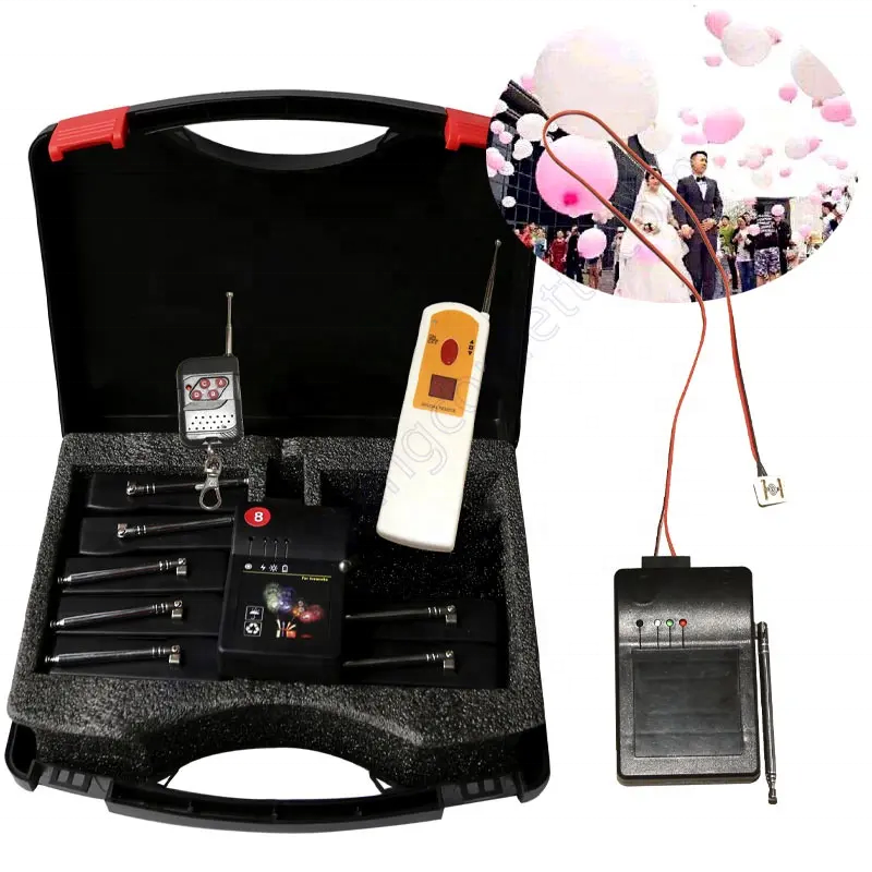 Exploding Balloon Kit Set Firing System Blast Control Remote Wireless Sequential Exploder Device
