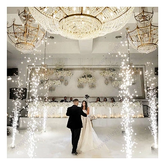 650W 750W Mini DMX Cold Spark Machine Weddings Professional Audio Video Lighting Remote Controlled Pyrotechnic Fountain Sparkler