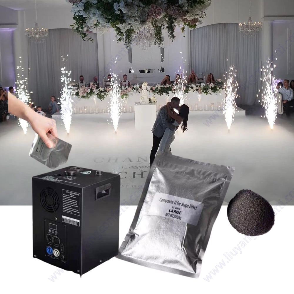 600W 1-5M spray height wedding party stage special effects cold sparkle fountain spark firework machine cold spark machine