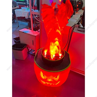 Scary Pumpkin Ghost Family Glow Party Courtyard Garden Halloween Inflatable Pumpkin Decoration Inflatable Outdoor Decoration