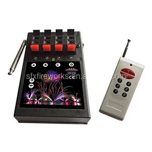 Wireless Transmitter Channel Ice Fountain Ignition Stage Cold Pyro Pyrotechnic Fireworks 4 cues remote control firing system