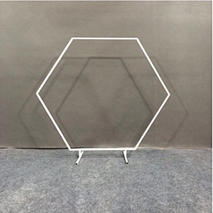 2022 Party wedding decoration backdrop baby shower metal grid mesh backdrop flower balloon stand circle arch