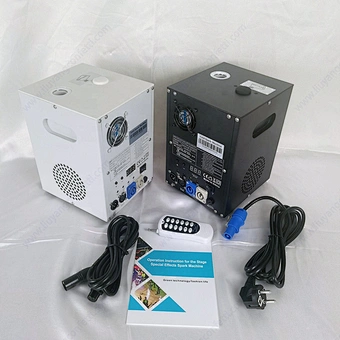 Hot Sell 110V Wedding Event Remote Wireless Dmx 512 Fountain Indoor Safe Dmx 650W Firework Cold Sparkle Spark Machine