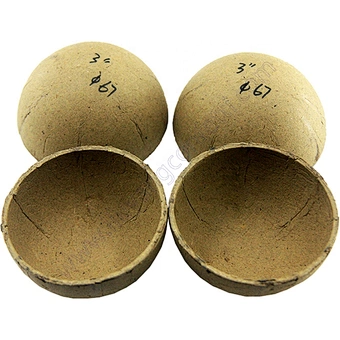 3 Inch Empty Case Ball Cover Professional pyrotechnic Display Firework Material Paper Hemisphere Shell Casing