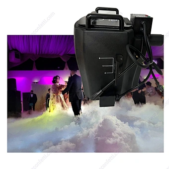 First Dance On Cloud Theater Night club Disco DJ Low Lying Smoke Machine Nimbus 3500W Dry Ice Fog Machine for Wedding Stage Part