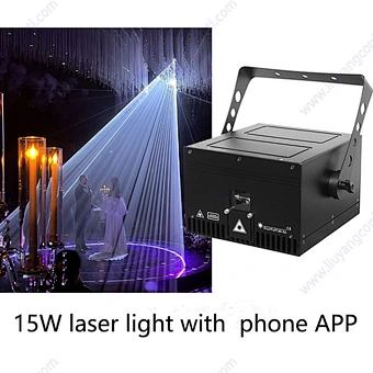 10W ILDA 3D RGB Laser Projector for Wedding Grand Event & Party Modern Metal Snow Focus Decoration for Bride & Groom Ceremony