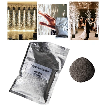 Hot Sale Marriage Ti Powder 200g Stage Effect Smokeless Safety Powder Cold Spark Machine Wedding Pyrotechnics Metal Dust Sparkly