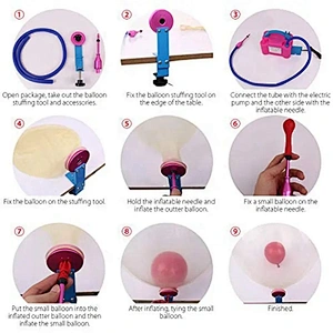 Stage Celebrate Wedding Event Decoration Wholesale Party Globo Expansor Insider Balloon Expander Tool Balloon Stuffing Machine