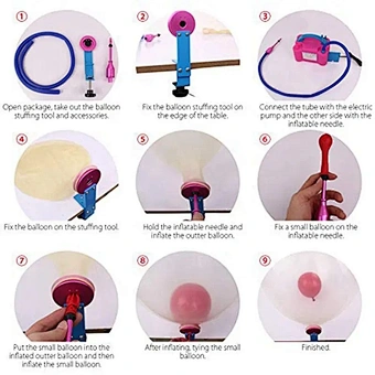 Stage Celebrate Wedding Event Decoration Wholesale Party Globo Expansor Insider Balloon Expander Tool Balloon Stuffing Machine
