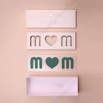 Rose Flower Love Luxury Boxes Custom Mother 2022 Box Packaging Valentine Set Mom Jewelry Wholesale Mother Day Gift