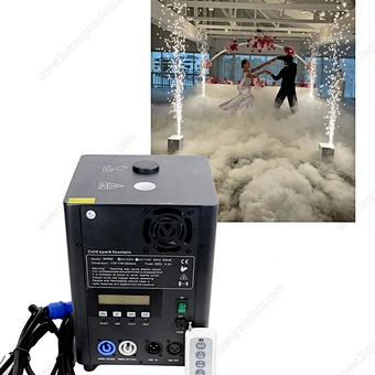Fountain Effect Pyrotechnic Marriage 600w With Case Fireworks Sparkler Pyro Sparkular Cold Spark Machine For Wedding Party Dj