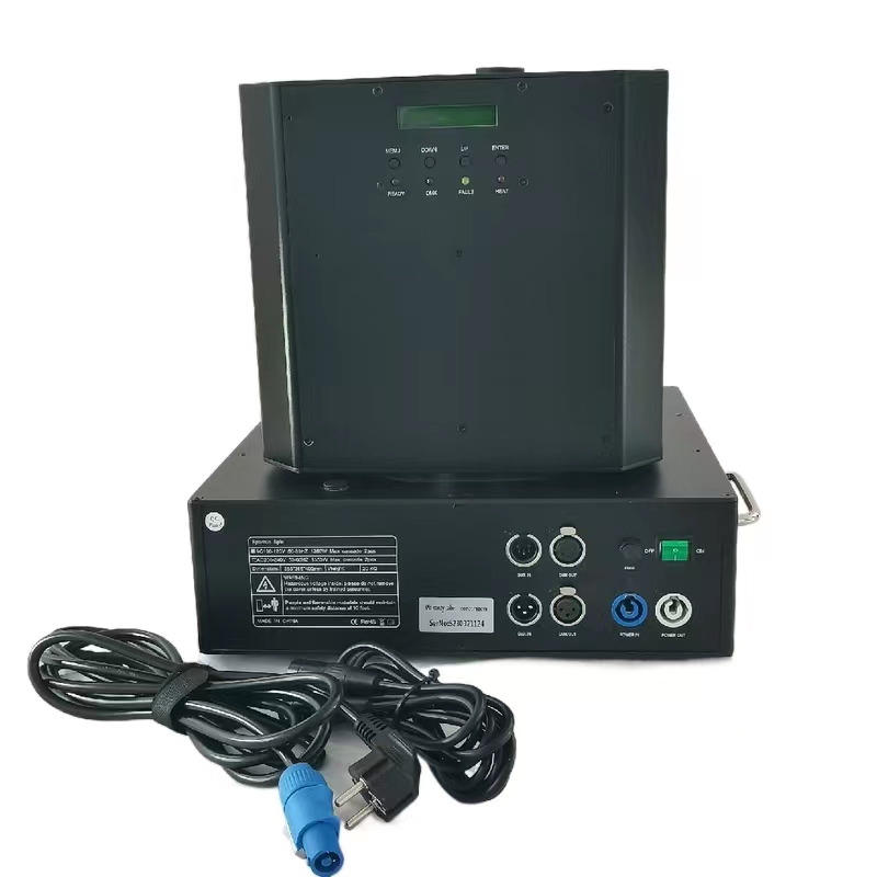 Dual Head Jet Spin Cold spark machine dmx 1300w wedding party stage cold sparkler machine cold fountain spark machine For Stage