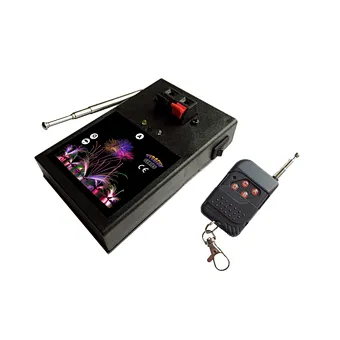 Cold Fountain Fireworks For Stage Indoor Wedding 1 Transmitter Control 4 Receivers 4cues Remote Control Firing System