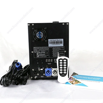 750w Mini Powder Stage 650w Wireless Titanium Remote Dmx Control Spark Fireworks Birthday Wedding Cold Sparkler Machine