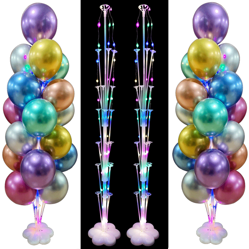 Arch Table Hoop Birthday Party Decoration Kids Adult Wedding Christmas Decor Latex Led Holder Column Stick Ballon Balloon Stand