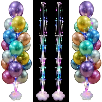 Arch Table Hoop Birthday Party Decoration Kids Adult Wedding Christmas Decor Latex Led Holder Column Stick Ballon Balloon Stand