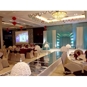 DIY Mirror Carpet  Wedding Decor Wall Sticker Auto Edge Peel Self Adhesive Sticker  home hotel event party Decoration