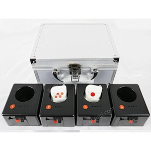 Fireworks Fountain Stage Decoration Party Wedding 1 small transmitter 4 firing units 1 flight case cold firework system set