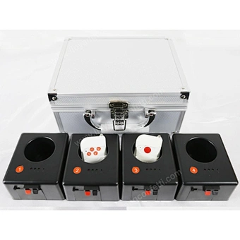 Fireworks Fountain Stage Decoration Party Wedding 1 small transmitter 4 firing units 1 flight case cold firework system set