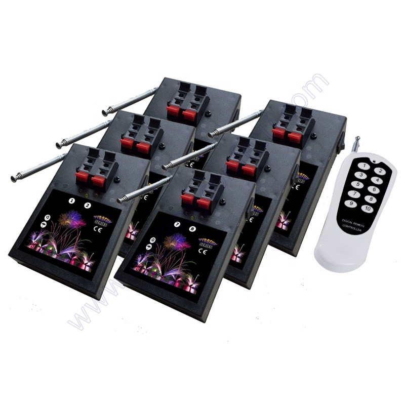 12 Long Distance wireless Cues 500 M Remote Control pyrotechnic Fireworks Ignition Firing System