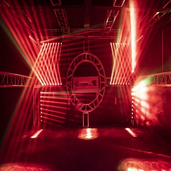 Ktv Flash Nightclub Bar Disco Moving Head Led Lighting Equipment Aluminum 8 Eye Full Color Rotating Laser Beam Stage Light