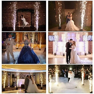 Titanium Powder for Spark Mini Fountain Dmx Firework Cold Spark Machine for Wedding decoration Party supplier