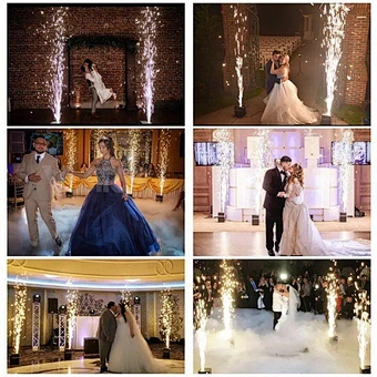 Titanium Powder for Spark Mini Fountain Dmx Firework Cold Spark Machine for Wedding decoration Party supplier
