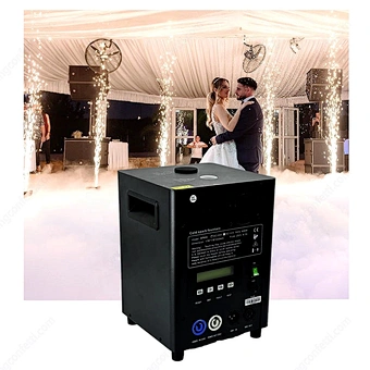 Pyrotechnics SFX Hot Sale DJ Stage Lighting Sparking Electronic indoor fireworks cold spark machine for wedding digital illusion