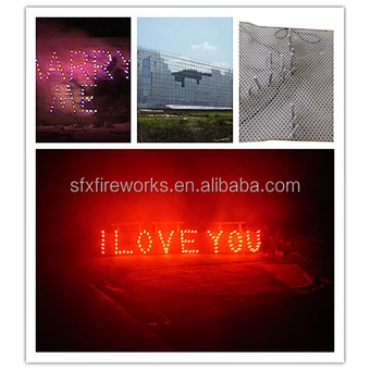 Lance Letter Logo Picture Photo Pyrotechnic Back Board Plastic Net Firing System Stage Display Rack Birthday Chinese Firework