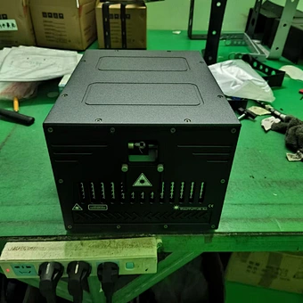 10W ILDA 3D RGB Laser Projector for Wedding Grand Event & Party Modern Metal Snow Focus Decoration for Bride & Groom Ceremony
