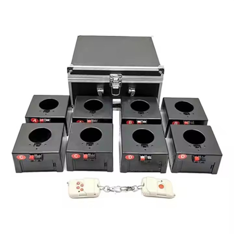 8 cues wedding cold pyro fireworks machine, Cold spark fountain firework machine stage, Indoor fireworks cold spark machine