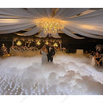 6000W High Power Low Lying Smoke Dry Ice Fog Machine for Wedding Stage Party