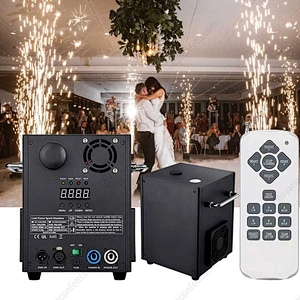 Fireworks Dmx 512 Control Wedding Pyrotechnic Fountain Large Equipment Wireless With Case 650w Dj Sound Stage Cold Spark Machine