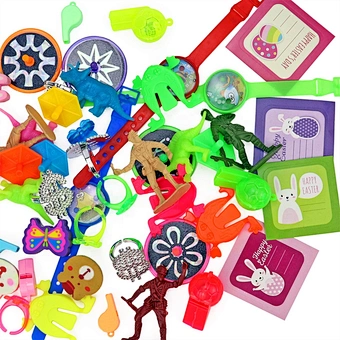 Baskets Decoration 2023 Bunnies Bag Sublimation Hot Sale Kids Party Favors Plastic Easter Eggs With Toys Inside