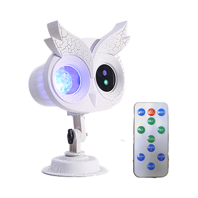 16-in-1 Laser Pattern Light Halloween and Christmas Owl Effect for Party Novelties
