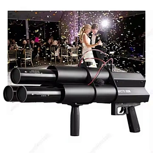 Wedding Ktv Hand Holding Paper Confetti Machine Stage Atmosphere Petal Paper Spray Equipment Electric Confetti Cannon Gun