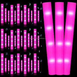 Wholesale Custom Foam Light Sticks 3 Modes Colorful Flashing Foam Glow Sticks Bulk Flashing Light Up Cheering Stick