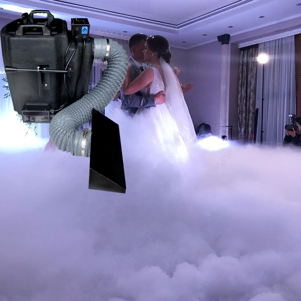Stage Professional Equipment Light New Fog High Capacity 3500W Dry Ice Machine with Low Smoke for Performance Wedding Event DJ