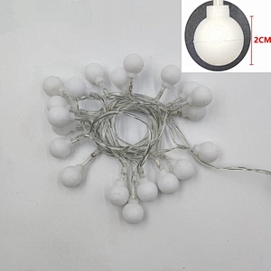 2M 5M 10M Cherry Balls LED Fairy String Lights Battery USB 220V 110V Operated Wedding Christmas Outdoor Room Garland Decoration