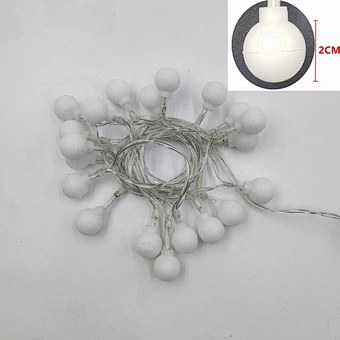 2M 5M 10M Cherry Balls LED Fairy String Lights Battery USB 220V 110V Operated Wedding Christmas Outdoor Room Garland Decoration