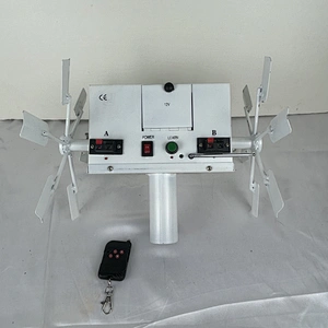 Fire system stage lighting equipment professional remote control stage pyrotechnic cold pyro double electric windmill