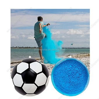 Wholesale Baby gender reveal exploding golf ball soccer base football Pink and Blue Set for boy or girl gender reveal Party